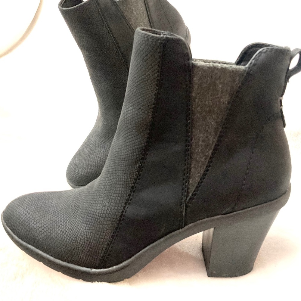 BLACK BARE TRAPS DASHA SLIP ON COMFORT POSTURE PLUS CHELSEA ANKLE BOOT SZ 10 - Picture 2 of 12